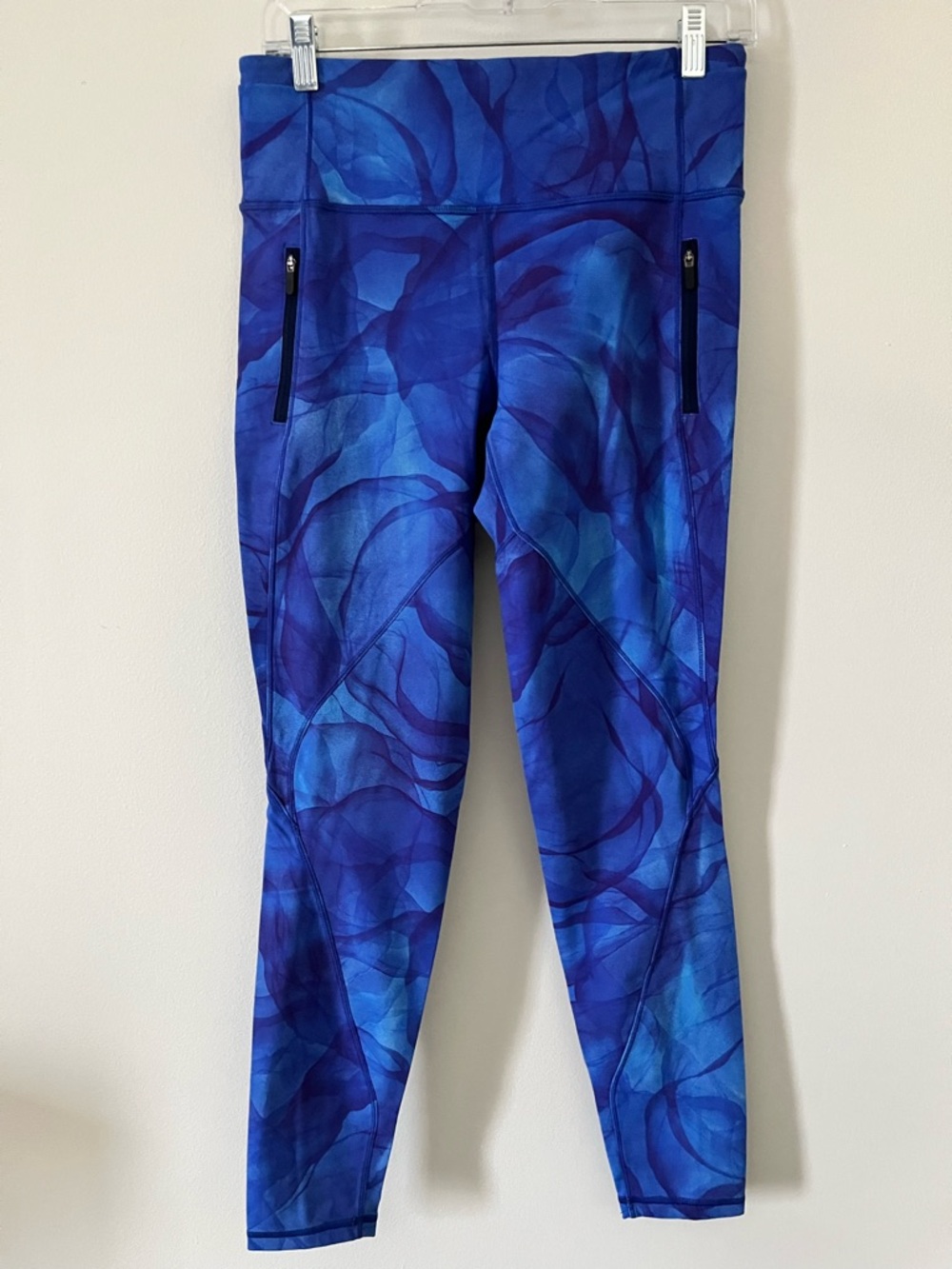 Lululemon Athletica Run It Out Midnight Tulle Running Tights 8